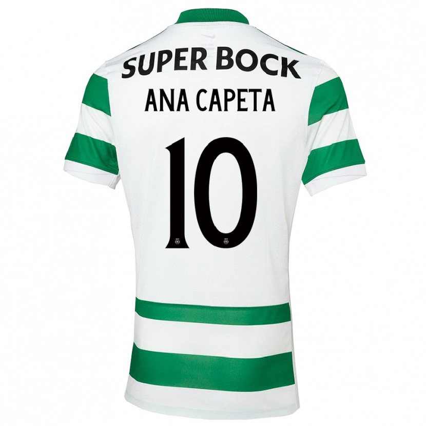 Danxen Women Ana Capeta #10 Green White Home Jersey 2025/26 T-Shirt