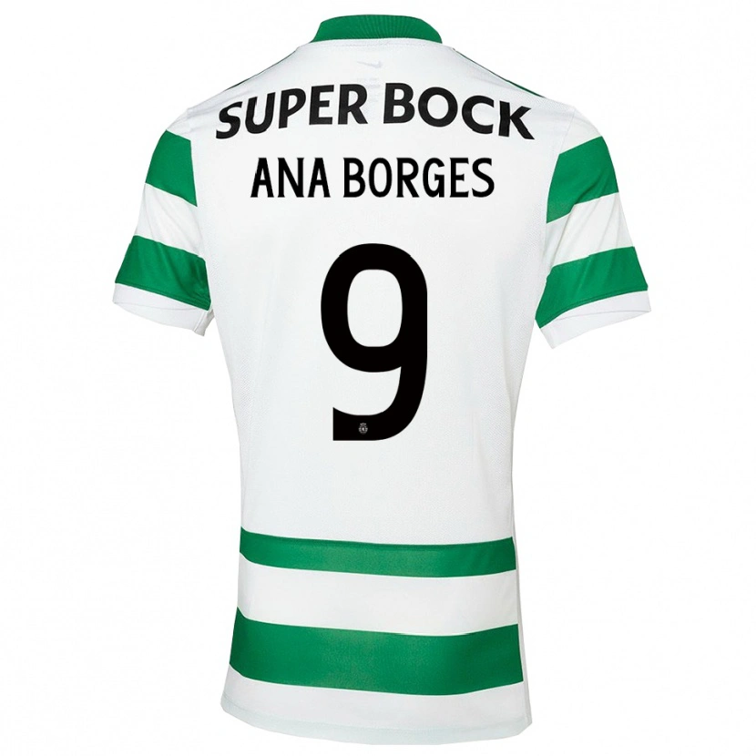 Danxen Women Ana Catarina Marques Borges #9 Green White Home Jersey 2025/26 T-Shirt