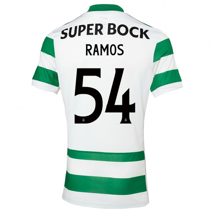 Danxen Women Bruno Ramos #54 Green White Home Jersey 2025/26 T-Shirt