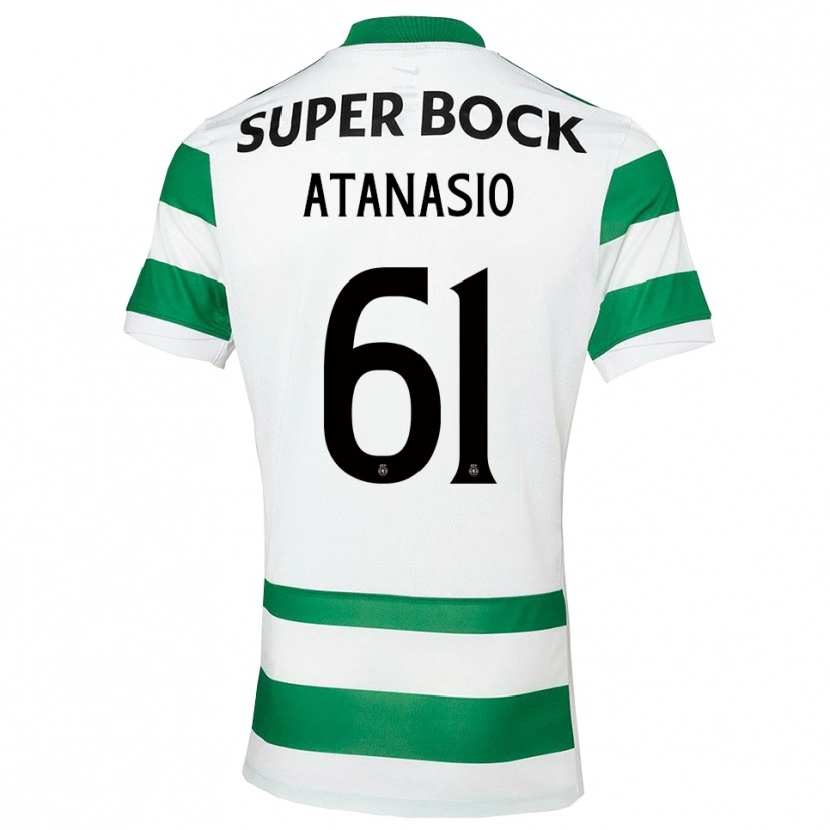 Danxen Women Atanásio #61 Green White Home Jersey 2025/26 T-Shirt