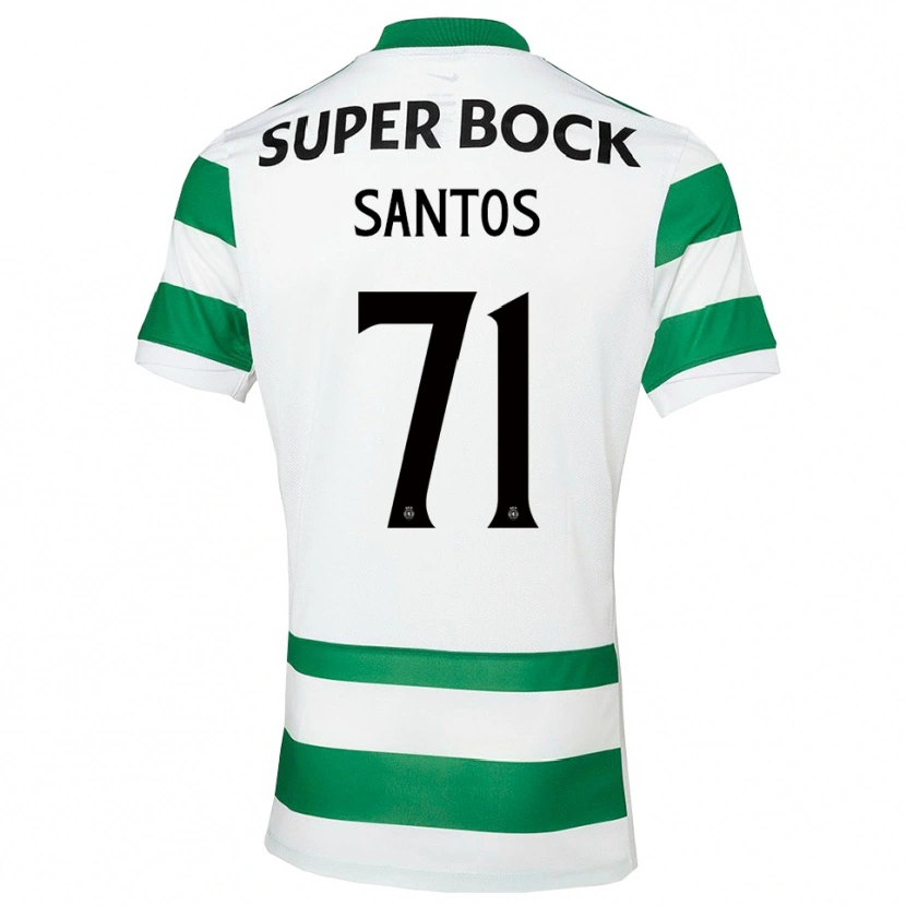 Danxen Women Denilson Santos #71 Green White Home Jersey 2025/26 T-Shirt