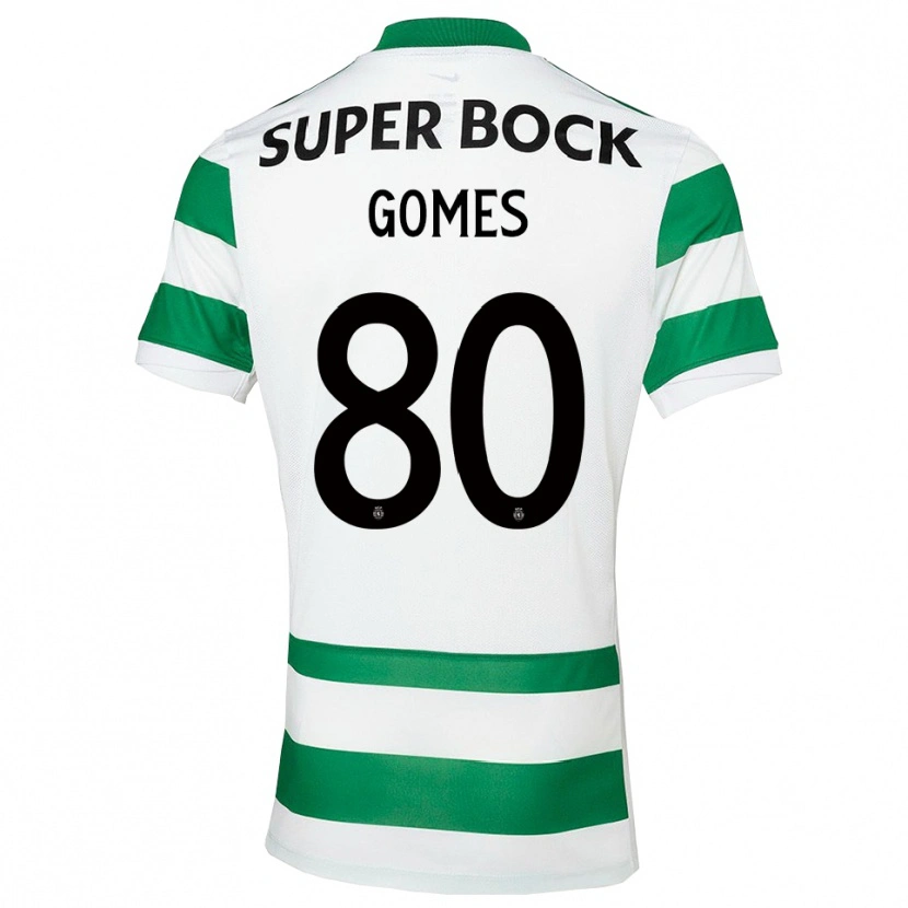 Danxen Women Luís Gomes #80 Green White Home Jersey 2025/26 T-Shirt
