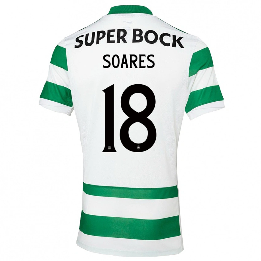 Danxen Women Simão Soares #18 Green White Home Jersey 2025/26 T-Shirt