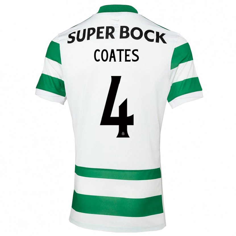 Danxen Women Sebastian Coates #4 Green White Home Jersey 2025/26 T-Shirt