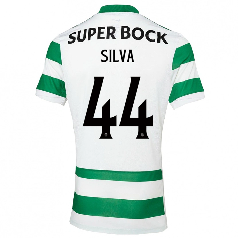 Danxen Women Pedro Silva #44 Green White Home Jersey 2025/26 T-Shirt