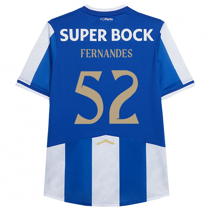 Danxen Women Martim Fernandes #52 Blue White Home Jersey 2025/26 T-Shirt