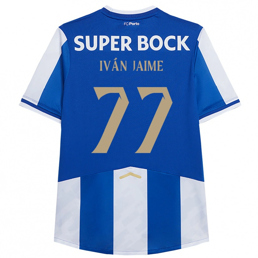 Danxen Women Iván Jaime #77 Blue White Home Jersey 2025/26 T-Shirt