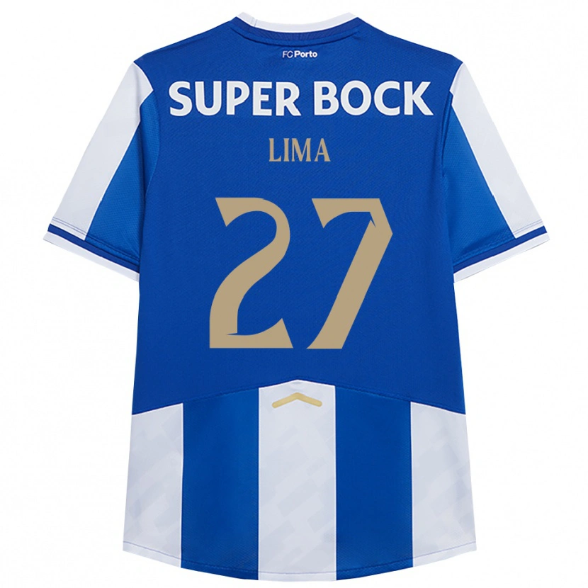 Danxen Women Cláudia Lima #27 Blue White Home Jersey 2025/26 T-Shirt