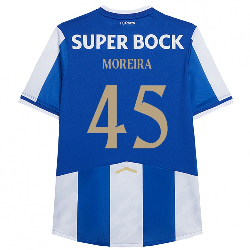 Danxen Women João Moreira #45 Blue White Home Jersey 2025/26 T-Shirt