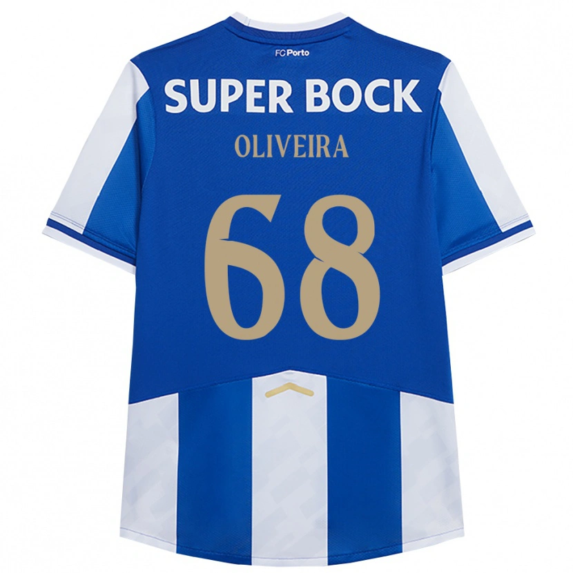 Danxen Women André Oliveira #68 Blue White Home Jersey 2025/26 T-Shirt