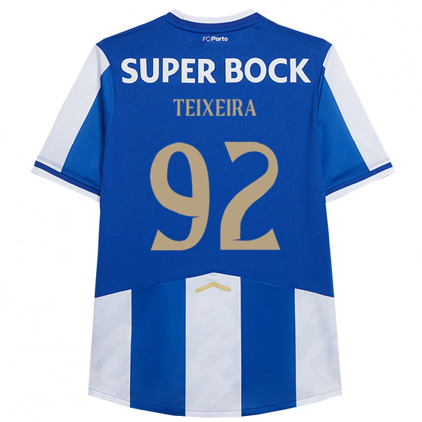 Danxen Women João Teixeira #92 Blue White Home Jersey 2025/26 T-Shirt