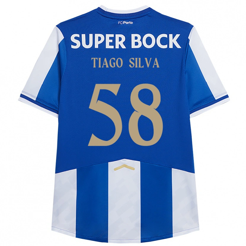 Danxen Women Tiago Silva #58 Blue White Home Jersey 2025/26 T-Shirt