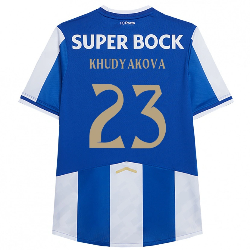 Danxen Women Verónica Khudyakova #23 Blue White Home Jersey 2025/26 T-Shirt