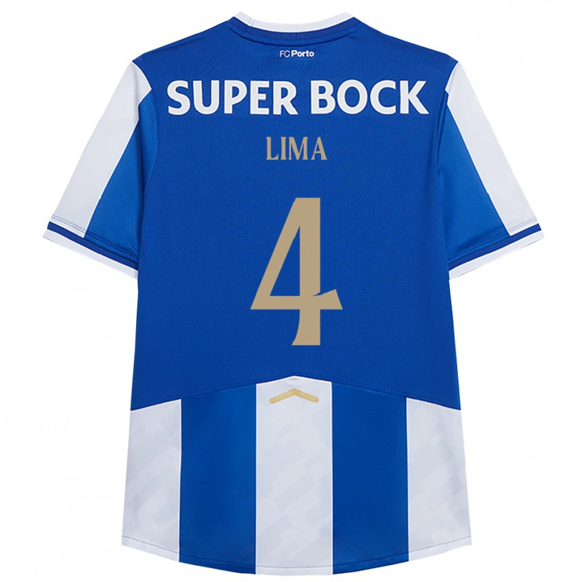 Danxen Women Karoline Lima #4 Blue White Home Jersey 2025/26 T-Shirt