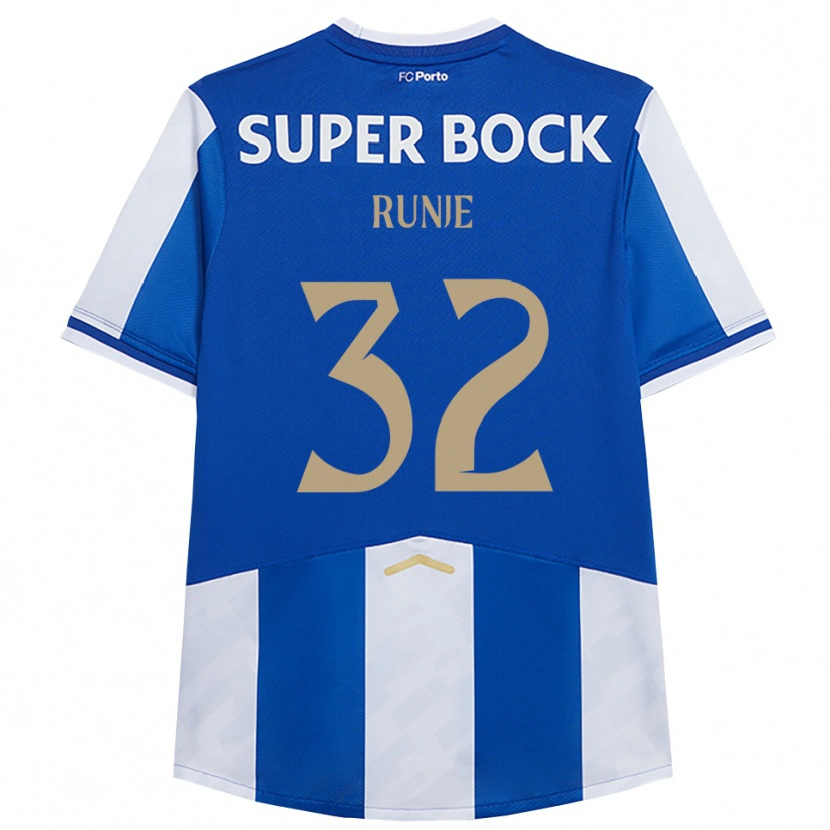 Danxen Women Roko Runje #32 Blue White Home Jersey 2025/26 T-Shirt