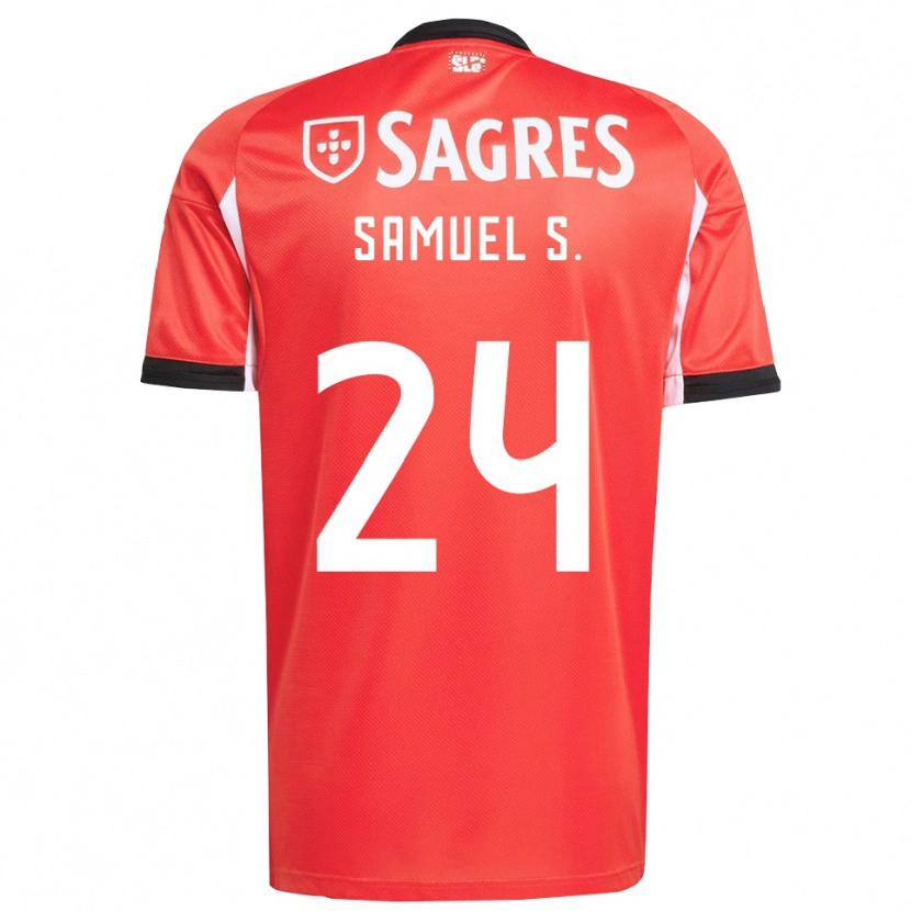 Danxen Women Samuel Soares #24 Red White Home Jersey 2025/26 T-Shirt