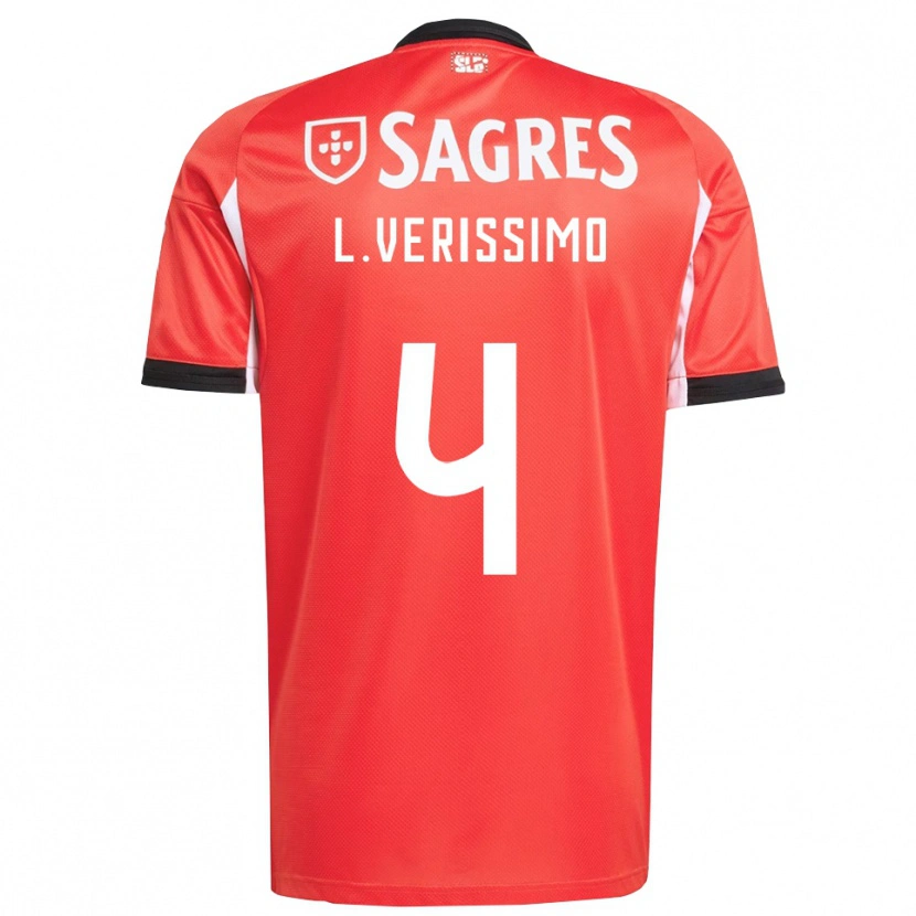 Danxen Women Lucas Verissimo #4 Red White Home Jersey 2025/26 T-Shirt