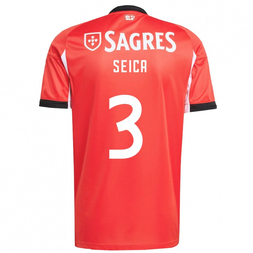 Danxen Women Ana Seica #3 Red White Home Jersey 2025/26 T-Shirt