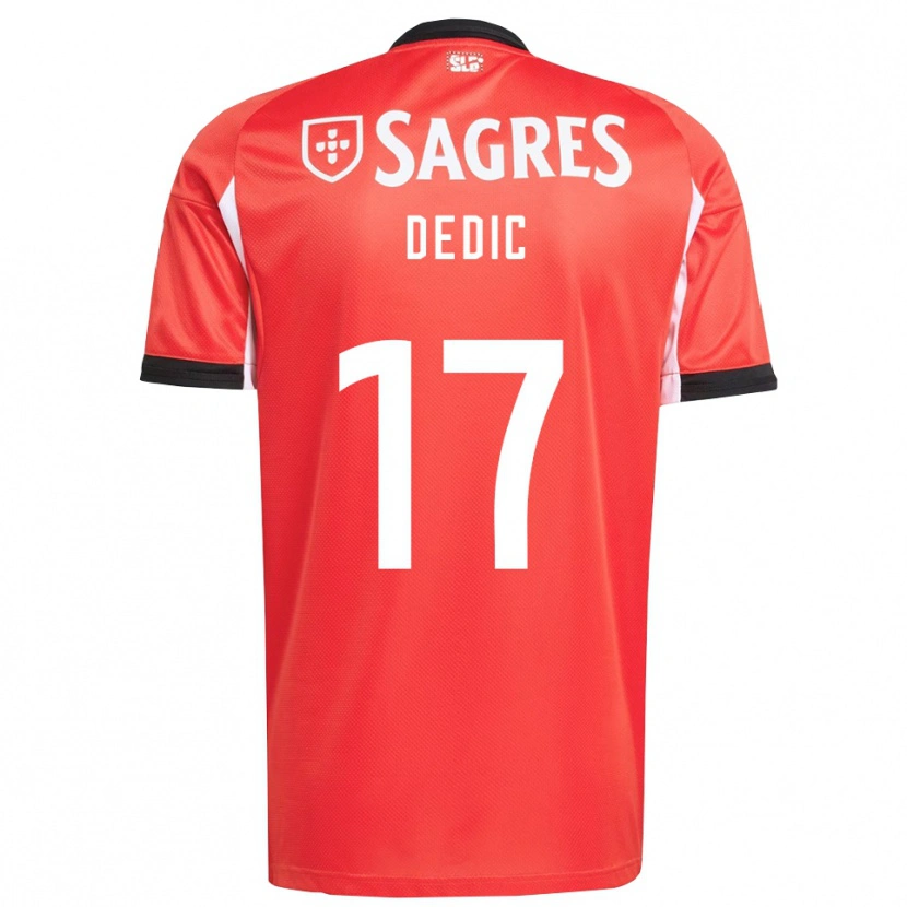 Danxen Women Amar Dedic #17 Red White Home Jersey 2025/26 T-Shirt