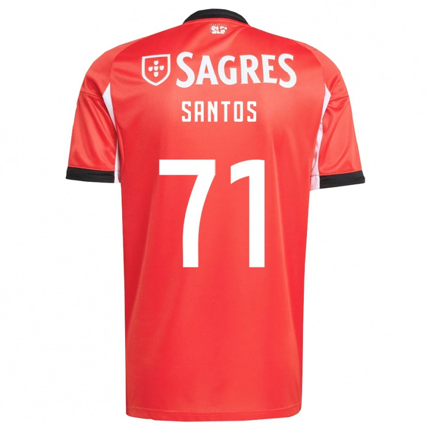 Danxen Women Leandro Santos #71 Red White Home Jersey 2025/26 T-Shirt