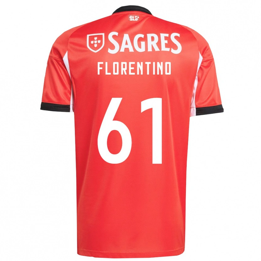 Danxen Women Florentino #61 Red White Home Jersey 2025/26 T-Shirt
