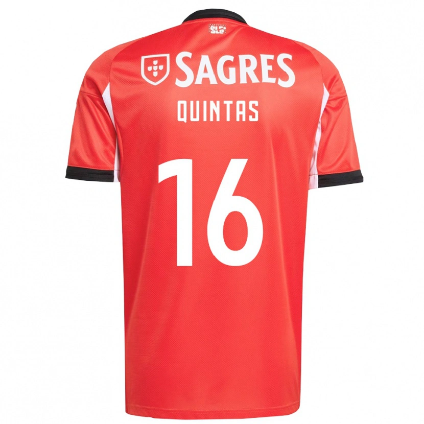 Danxen Women Rafael Quintas #16 Red White Home Jersey 2025/26 T-Shirt