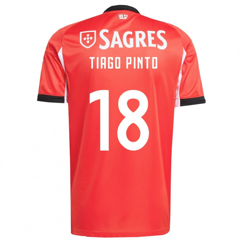 Danxen Women Tiago Pinto #18 Red White Home Jersey 2025/26 T-Shirt