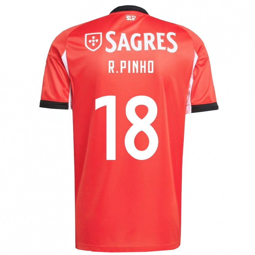 Danxen Women Rodrigo Pinho #18 Red White Home Jersey 2025/26 T-Shirt