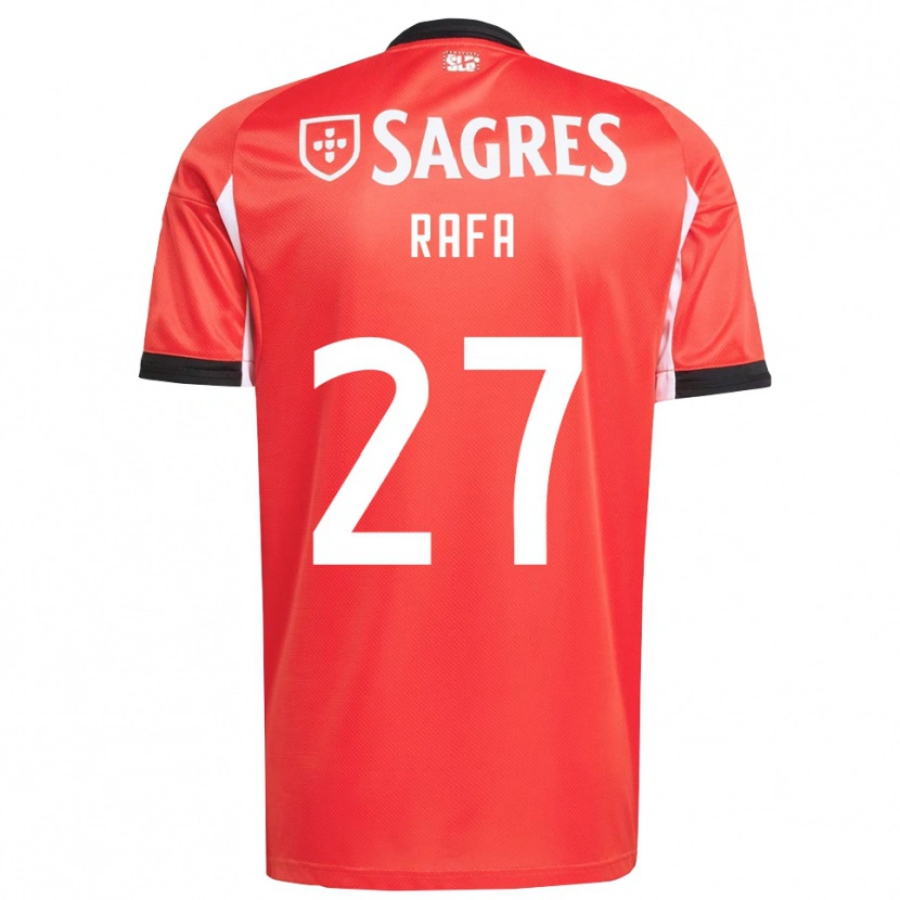 Danxen Women Rafa Silva #27 Red White Home Jersey 2025/26 T-Shirt