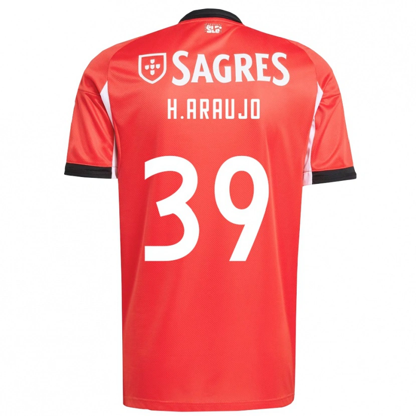 Danxen Women Henrique Araújo #39 Red White Home Jersey 2025/26 T-Shirt