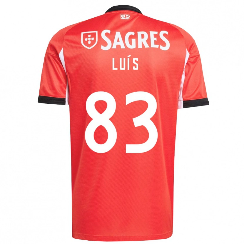 Danxen Women Rafael Luís #83 Red White Home Jersey 2025/26 T-Shirt