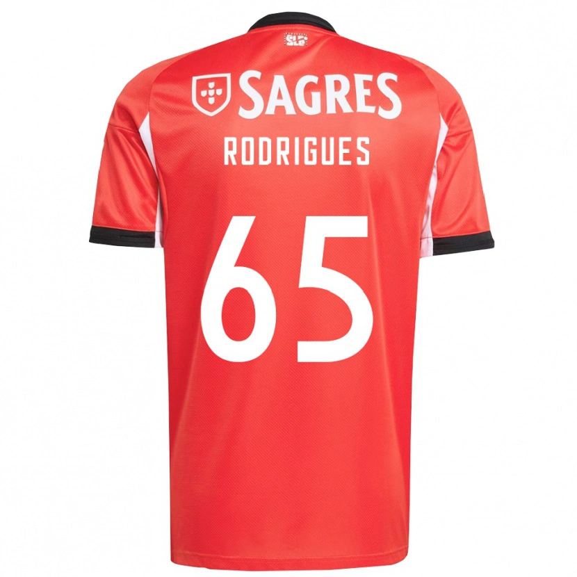 Danxen Women Rafael Rodrigues #65 Red White Home Jersey 2025/26 T-Shirt
