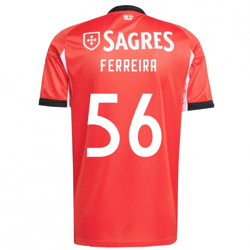 Danxen Women Martim Ferreira #56 Red White Home Jersey 2025/26 T-Shirt