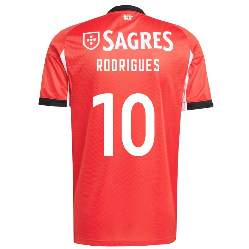 Danxen Women Tiago Rodrigues #10 Red White Home Jersey 2025/26 T-Shirt