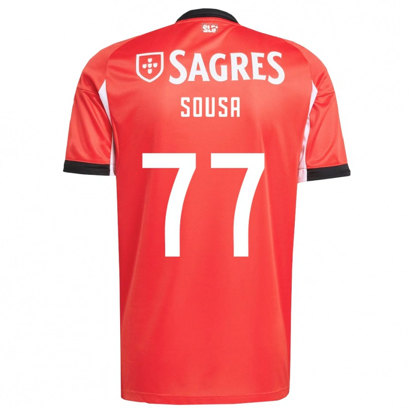 Danxen Women Gerson Sousa #77 Red White Home Jersey 2025/26 T-Shirt