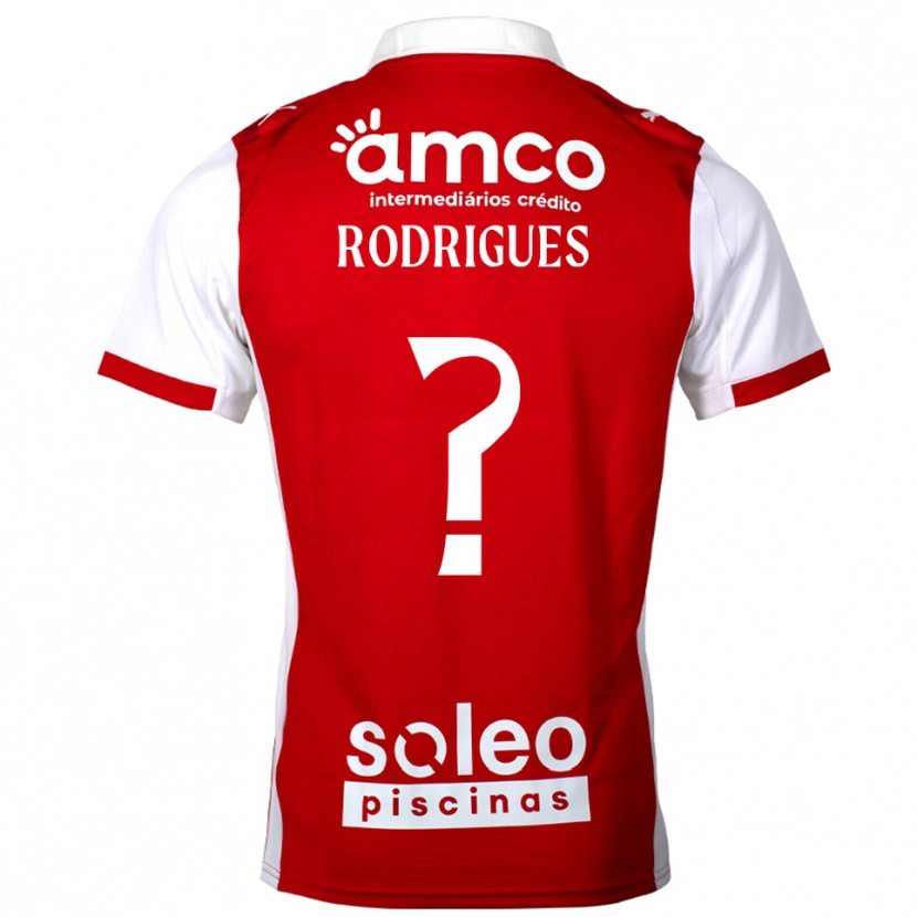 Danxen Women David Rodrigues #0 Red White Home Jersey 2025/26 T-Shirt