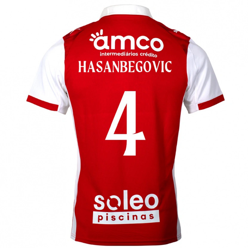 Danxen Women Melisa Hasanbegović #4 Red White Home Jersey 2025/26 T-Shirt