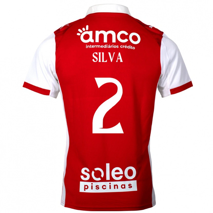 Danxen Women Lourenço Silva #2 Red White Home Jersey 2025/26 T-Shirt