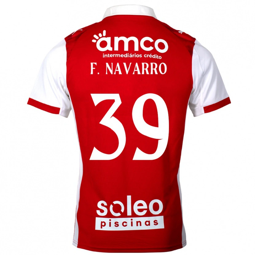 Danxen Women Fran Navarro #39 Red White Home Jersey 2025/26 T-Shirt