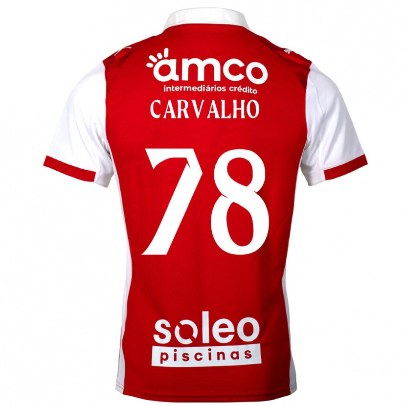 Danxen Women João Carvalho #78 Red White Home Jersey 2025/26 T-Shirt