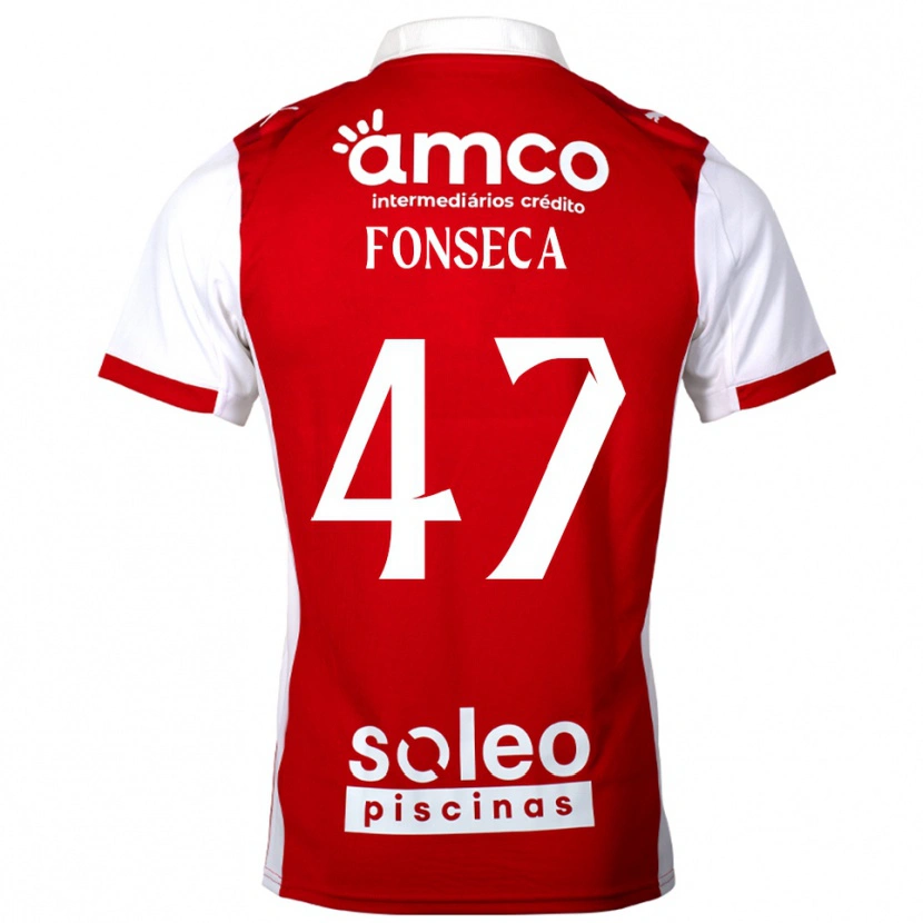 Danxen Women Diogo Fonseca #47 Red White Home Jersey 2025/26 T-Shirt
