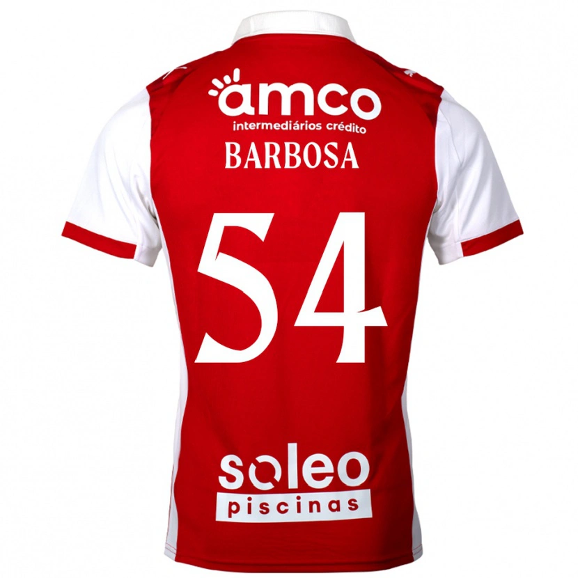 Danxen Women Gui Barbosa #54 Red White Home Jersey 2025/26 T-Shirt