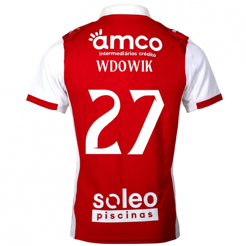 Danxen Women Bartlomiej Wdowik #27 Red White Home Jersey 2025/26 T-Shirt