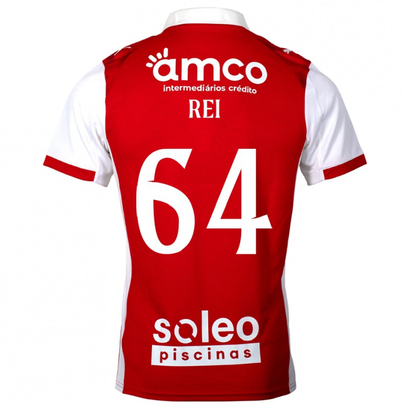Danxen Women Ricardo Rei #64 Red White Home Jersey 2025/26 T-Shirt