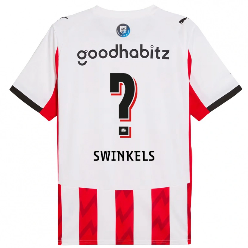 Danxen Women Michal Swinkels #0 Red White Home Jersey 2025/26 T-Shirt