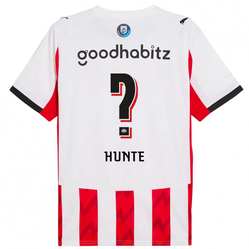Danxen Women Jerayno Hunte #0 Red White Home Jersey 2025/26 T-Shirt