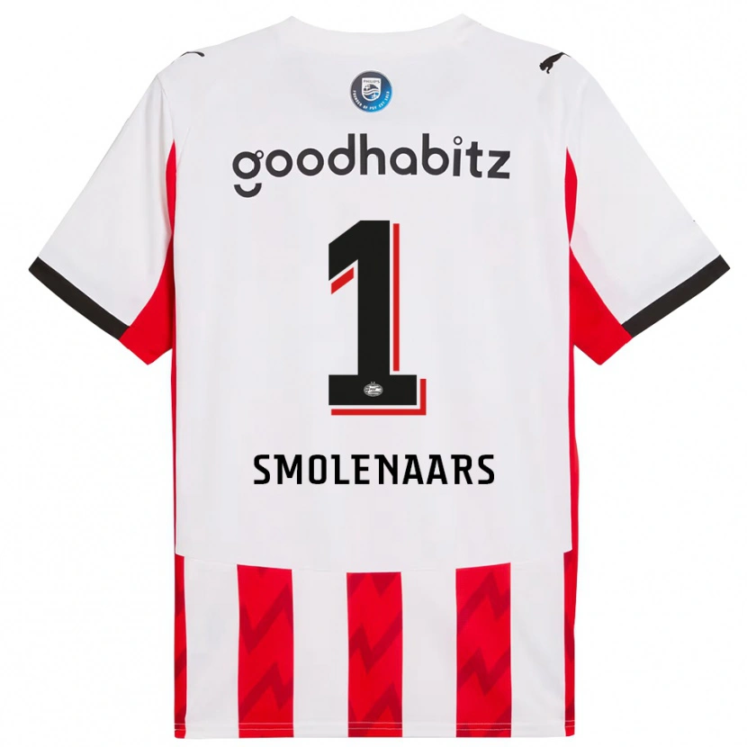 Danxen Women Tijn Smolenaars #1 Red White Home Jersey 2025/26 T-Shirt