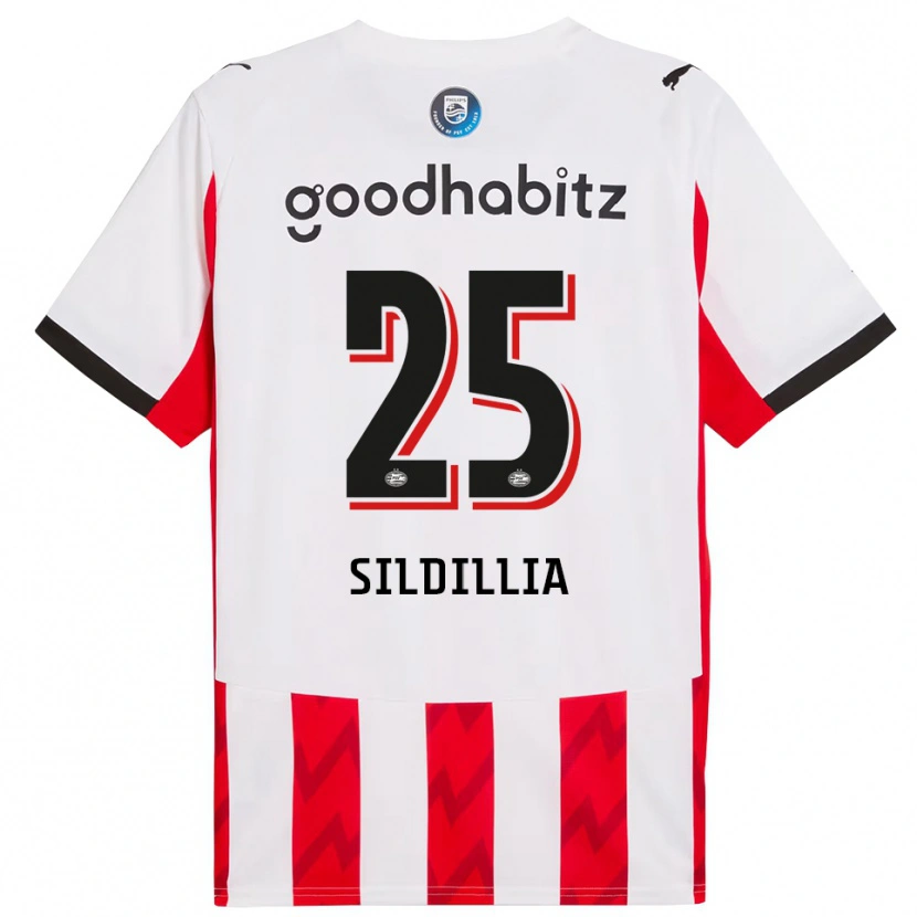 Danxen Women Kiliann Sildillia #25 Red White Home Jersey 2025/26 T-Shirt