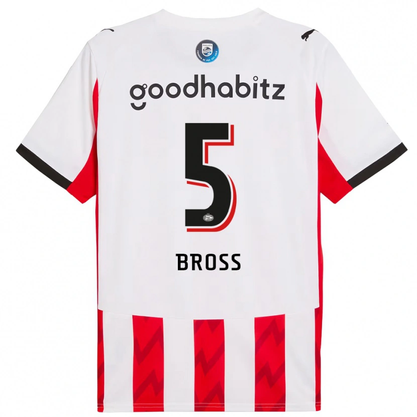 Danxen Women Melanie Bross #5 Red White Home Jersey 2025/26 T-Shirt