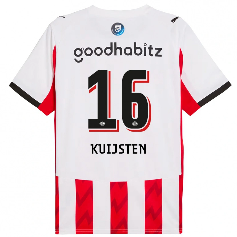 Danxen Women Stijn Kuijsten #16 Red White Home Jersey 2025/26 T-Shirt